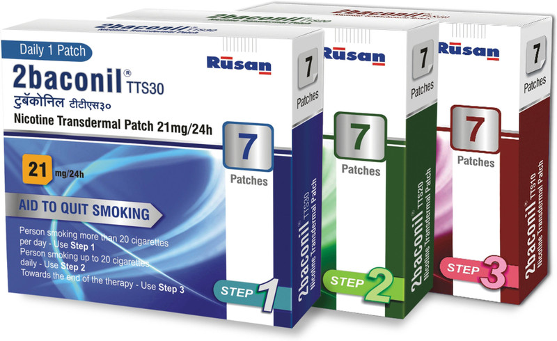 2baconil B073S456M3 24 hour patch Smoking Patch(Pack of 21)