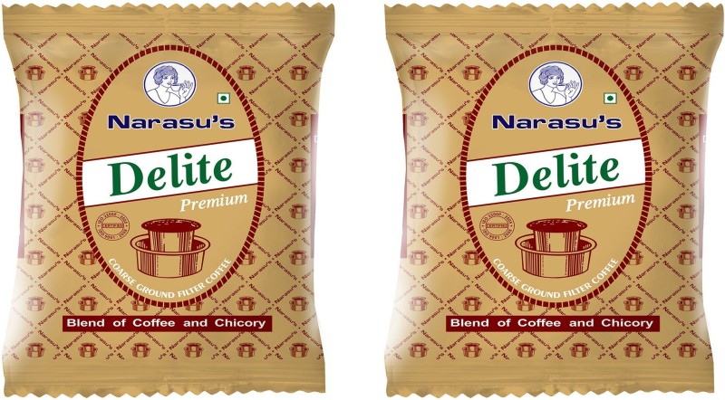 Narasus Delite Premium (90:10) Filter Coffee 500gms(Pack of 2) Filter Coffee(2 x 0.5 kg)