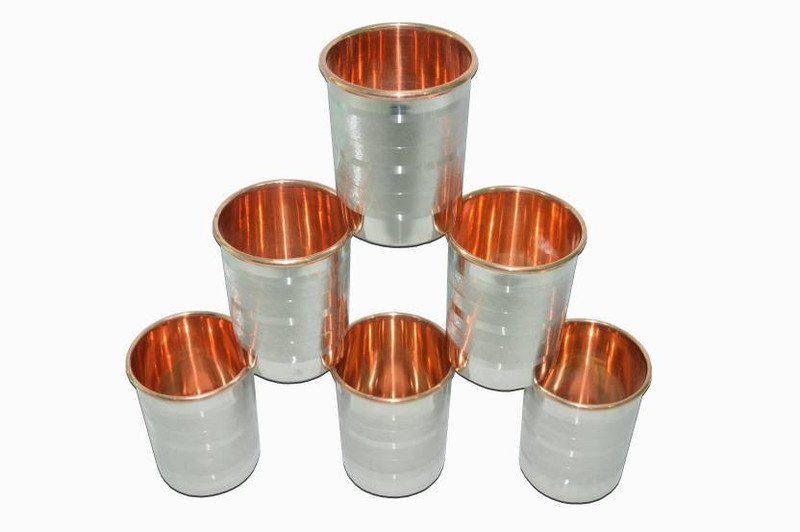 saka R1-PROOD-00091 Glass Set(Steel, 250, Steel, Pack of 6)