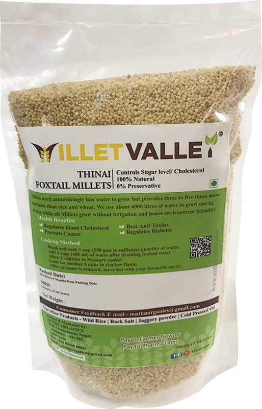 millet valley THINAI UNPOLISHED Foxtail Millet(800 g)