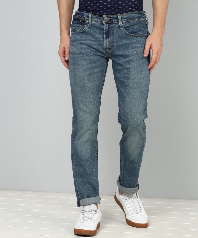 levi's slim men's blue jeans