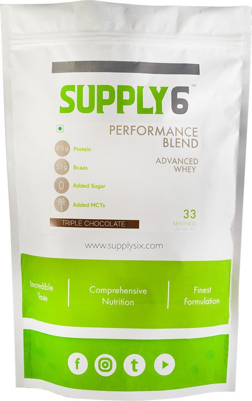 supply6 Performance Blend Protein Blends(1 kg, Triple Chocolate)