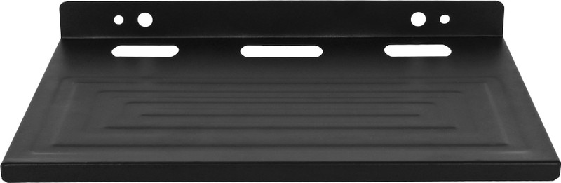 avitronix set top box stand Iron Wall Shelf(Number of Shelves - 1, Black)