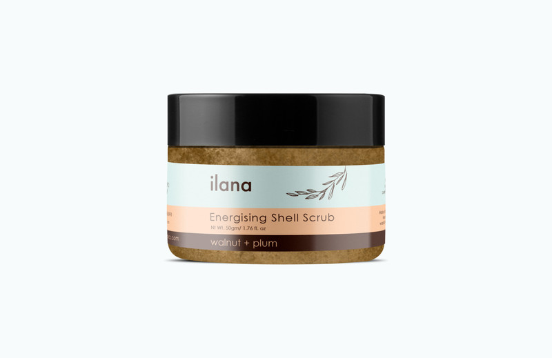 ilana ENERGIZING FRUIT SHELL SCRUB WALNUT + PLUM Scrub(50 g)