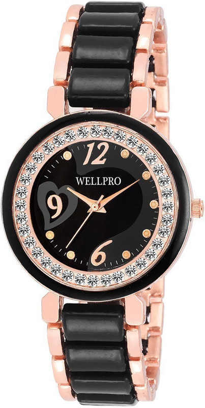 wellpro WP2028 Formidable Pearl Copper Round Analog Watch  - For Girls