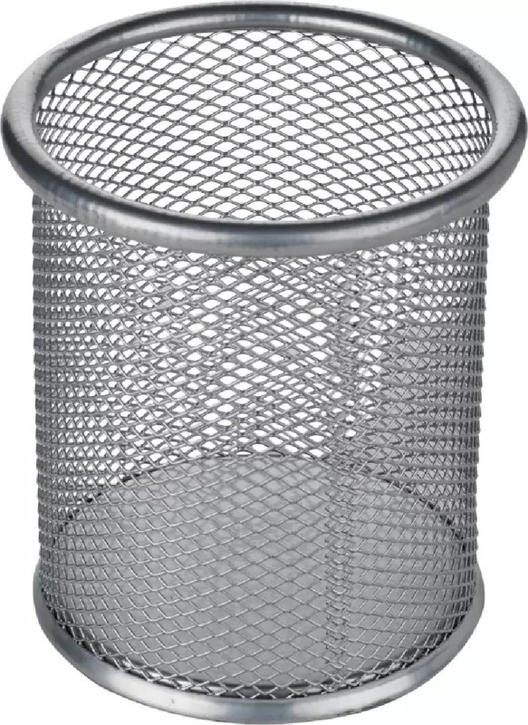 kraftmasters 1 Compartments Art 1 Compartments Metal Pen Stand (gray) 0(Grey)
