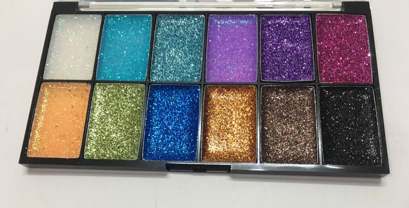spirea collection glitter eyeshadow palette 18 g(multi)