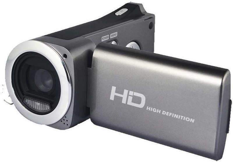 S-tech S-TECH-HC803 Digital Handy Cam 2.7 Inch TFT LCD with Upto 18MP Photo Resolution and 4X Optical Zoom + 32GB SD Memory Card Handy Digital Video Camera body only Camcorder Camera(Silver/Black)