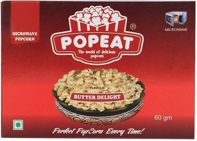 PopEat Butter Delight Butter Delight Popcorn(360 g, Pack of 2)