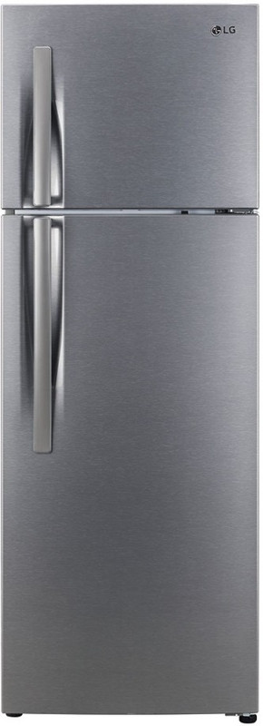 LG 308 L Frost Free Double Door 3 Star Refrigerator(Dazzle Steel, GL-C322KDSY)