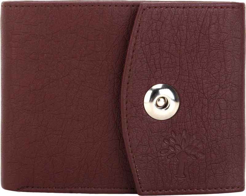 san fashion world Men Formal Brown Artificial Leather Wallet(6 Card Slots)