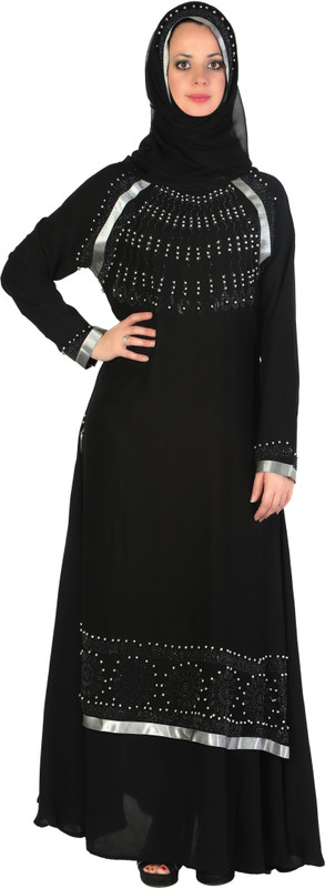 sofias emzfd-001xxl Traditional Al-Nida fabric Abaya With Hijab(Black)