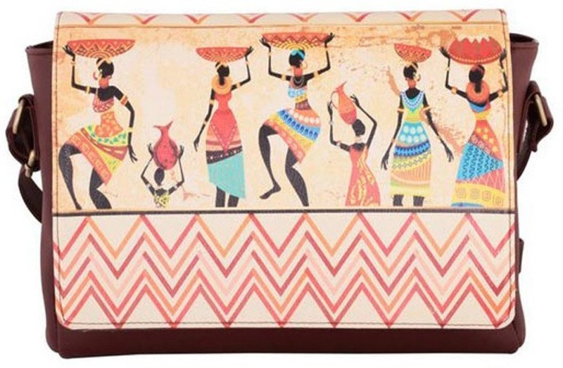bangprice African Tribal Messenger Utility Bag Sling Bag(Multicolor, 12 L)