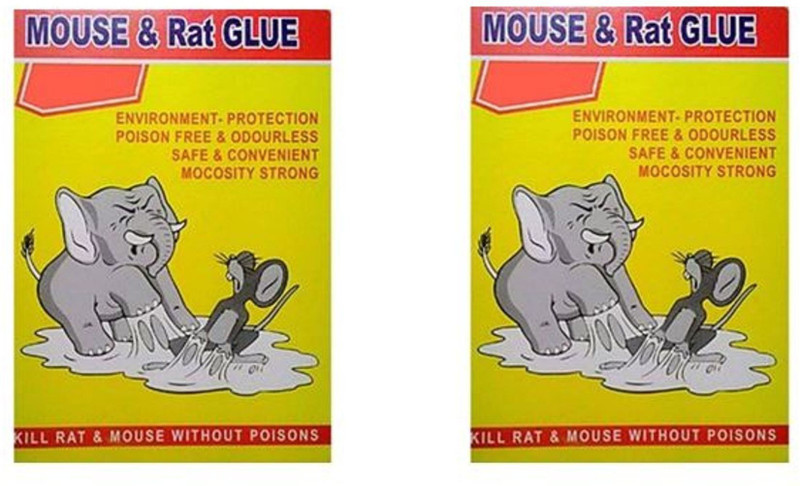 tashkurst Rat Catcher Adhesive Sticky Glue Pad- Non Poisonous - Non Toxic- Rat Terminator-2 PIECE