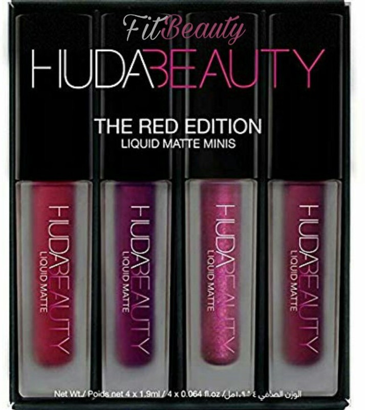 fit beauty Beauty Matte Minis Red Edition Liquid Lipstick Set of 4 (Gives a Matte finish look)(multicolor, 4 ml)
