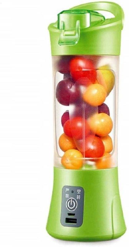 Nelinho NKD-05 Mini USB Electric Juicer with Sipper with Rechargeable 2000mAh Power Bank Random Color 1 Juicer 500 Juicer Mixer Grinder(Multicolor, 1 Jar)