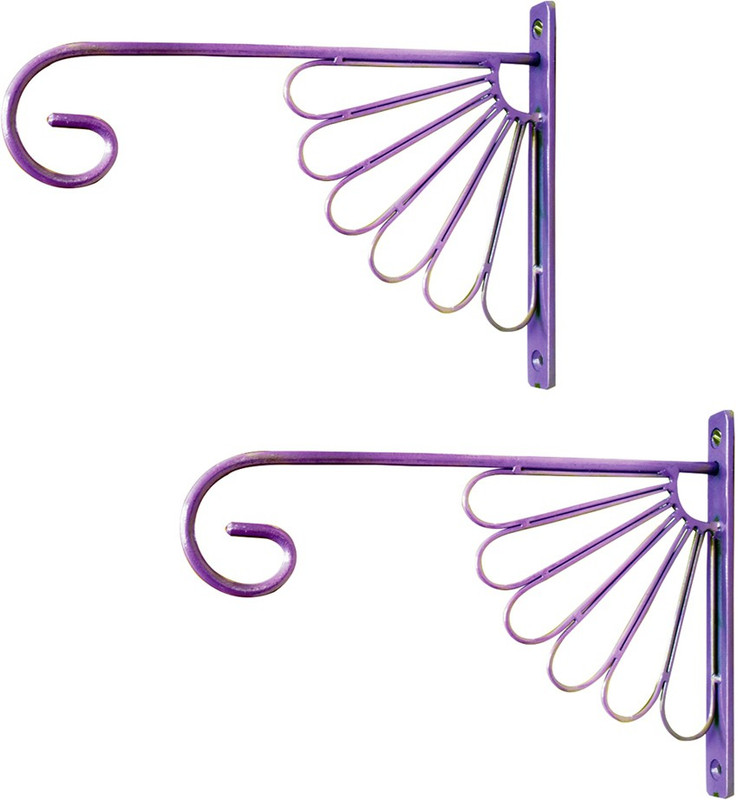 ascent homes Metal Wall Bracket-Set of 2 Pcs Plant Container(Metal, External Height - 38 cm)