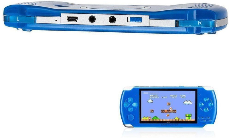 taipan TPSP01BL SUPPORT SD CARD UPTO 32 GB GB with 1 Game Console,, 1 Charger,, 1 Earphone, 1 AV Cable,, 1 Data Cable(Blue)