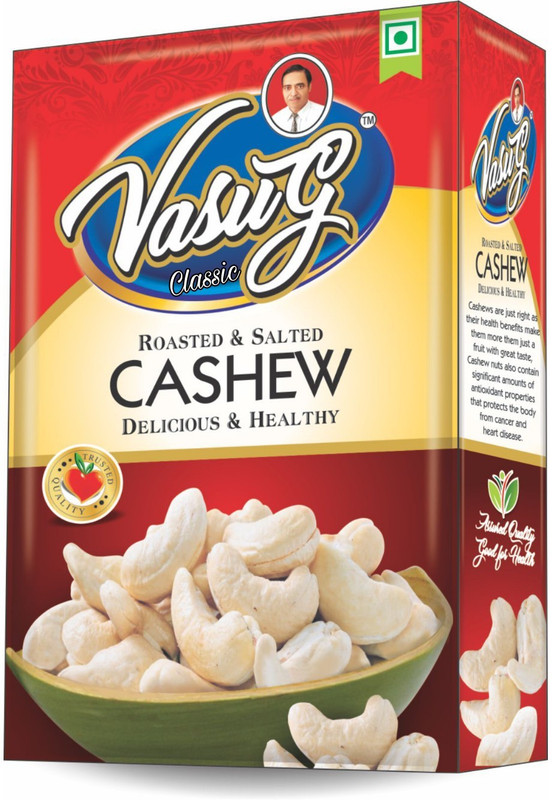 Vasu G Classic Roasted & Salted Cashews(250 g)