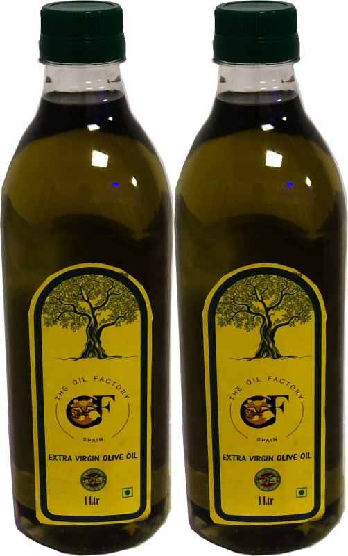 The Oil Factory Extra Virgin Pack Of 2 Olive Oil Plastic Bottle(2 x 0.5 L)