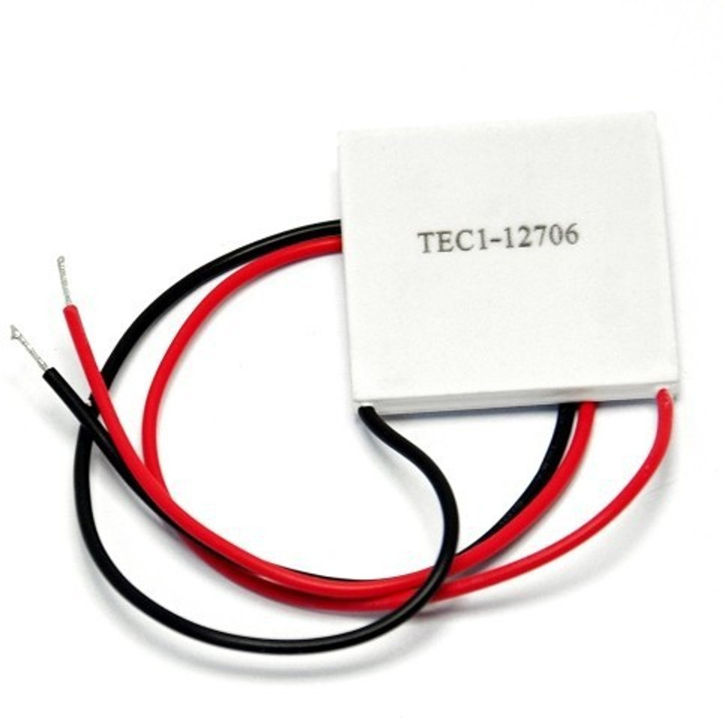 robokitshop TEC1-12706 12V Thermoelectric Cooler Peltier Plate Module Educational Electronic Hobby Kit Educational Electronic Hobby Kit