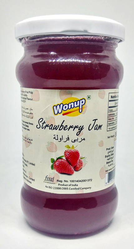 wonup STRAWBERRY JAM 360 g