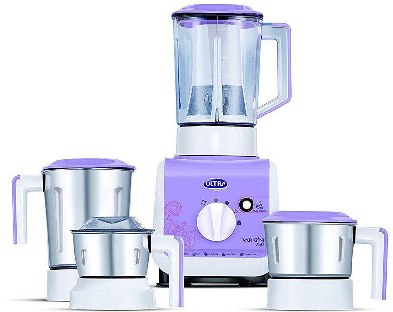 Elgi Ultra Vario Plus 750 W Purple 750 W Juicer Mixer Grinder(Purple, 4 Jars)