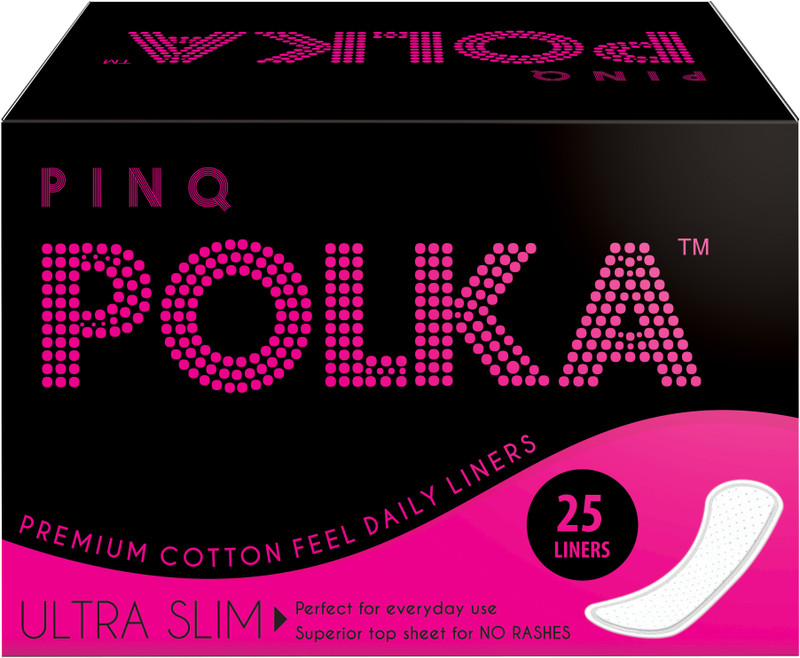 pinq polka Daily Liners (Combo of 2) – 50 Premium Ultra Slim Pantyliners Pantyliner(Pack of 50)