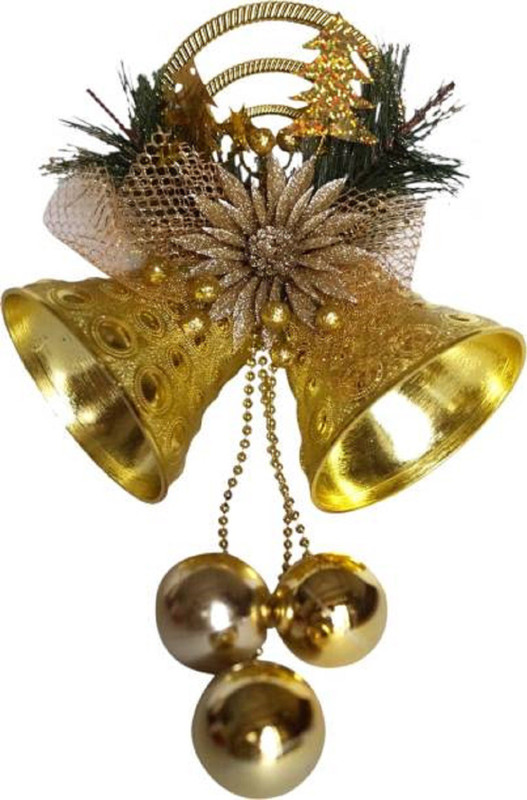 yuvraj creation Christmas Decoration 43 Ornamental Bells Pack of 1