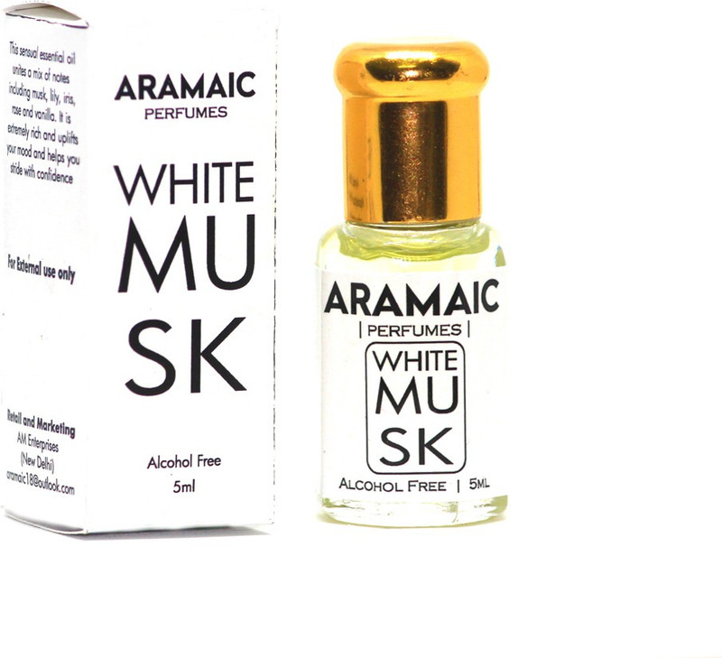 Aramaic WHITE MUSK | CLASSIC ATTAR | ALCOHOL FREE Floral Attar(Musk)