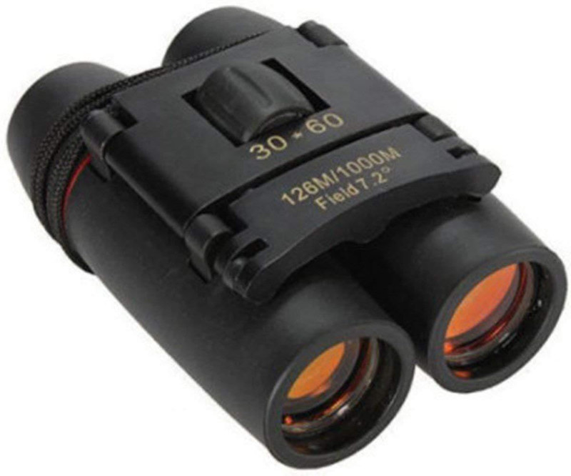 ZIGLY 30x60 Magnification Foldable Outdoor Binoculars with Strap and Pouch Digital Binoculars(28 , Black)
