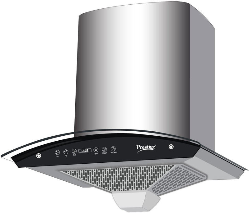 Prestige 600 CN Auto Clean Wall Mounted Chimney(Silver 1100 CMH) Prestige 600 CN Auto Clean Wall Mounted Chimney(Silver 1100 CMH)