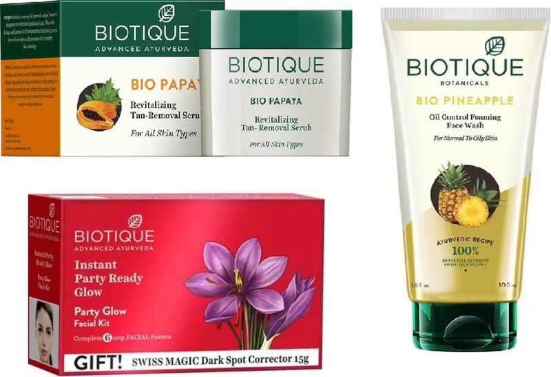 biotique tan removal face wash