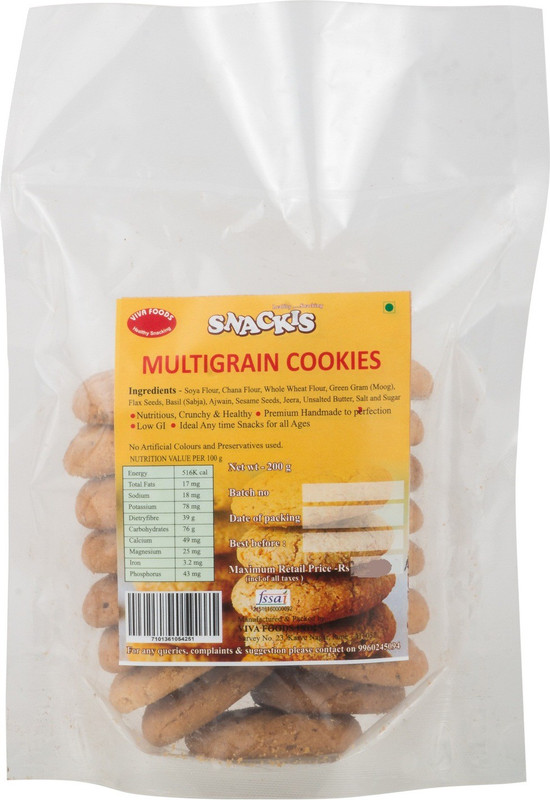 viva foods Multigrain cookies(200 g)