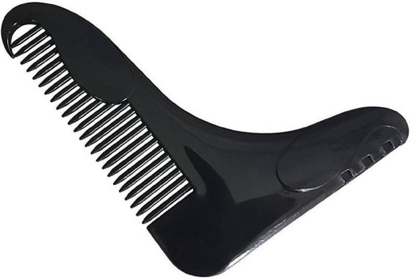 pelo Beard Shaping Tool for Perfect Lines and Symmetry Look/Beard Comb For Men Black/beard comb shaper, Pack of 1