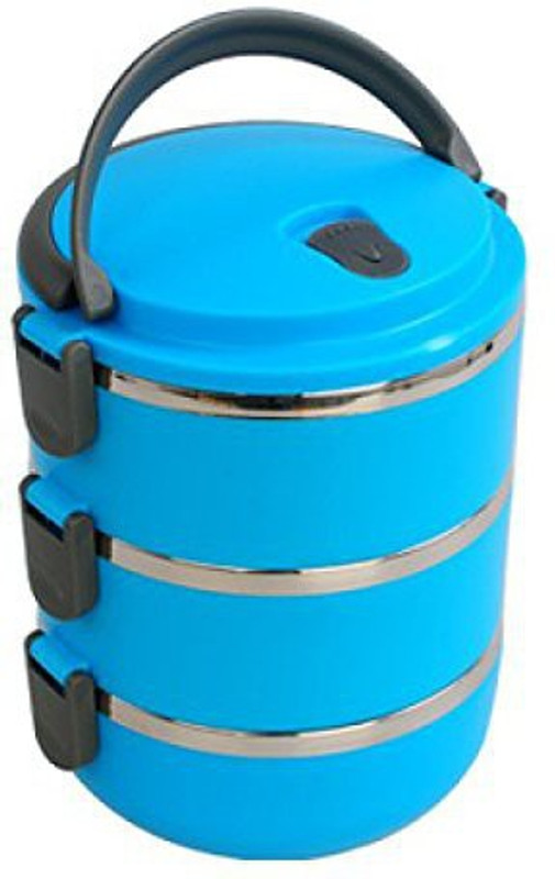 Buy mega star steel 3 Layer Lunch Box Picnic Food Container Tiffin