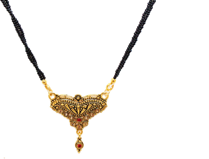 ramdev art art stylish and trendy alloy mangalsutra for women Copper, Alloy Mangalsutra