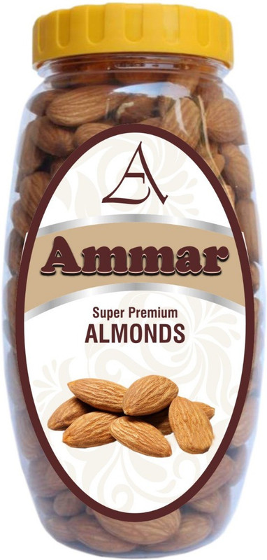 ammar almond badam carlifornia nut dry fruit Almonds Plastic Bottle(1 kg)