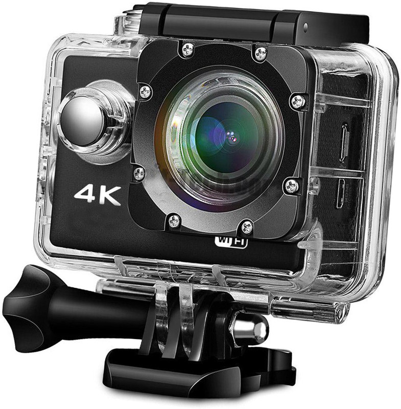 Lizzie 4K Wifi Cam Waterproof Sport Camera Diving Ultra HD 16MP 30M 170 Adjustable Wide Angle Lens 2