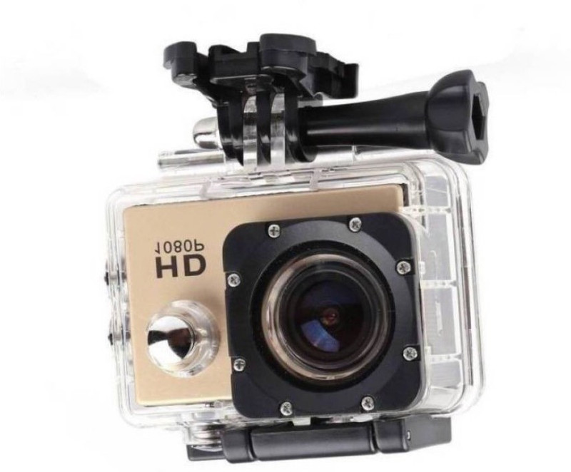 nick jones 1080 P action camera 1080P 2-inch LCD 140 Degree Wide Angle Lens RECORDING Waterproof Diving Sports and Action Camera , ACTION GO PRO WC112 (MULTICOLOUR) Sports and Action Camera(Black, 30 MP)