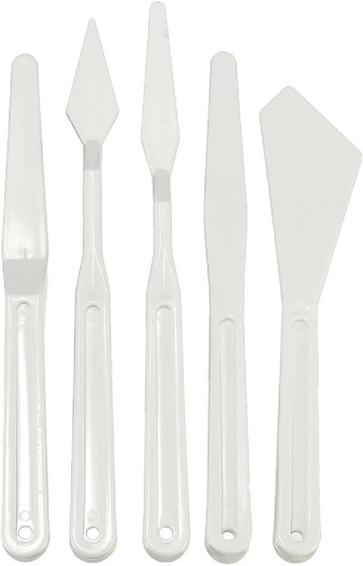 kraftmasters Plastic Painting Palette Knife Set of 5 PC
