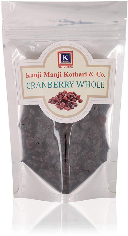 K Kotharis (USA Produce) | 200g | Premium Quality Dry Fruits by Kanji Manji Kothari & Co - Since 1850 | Cranberries(200 g)