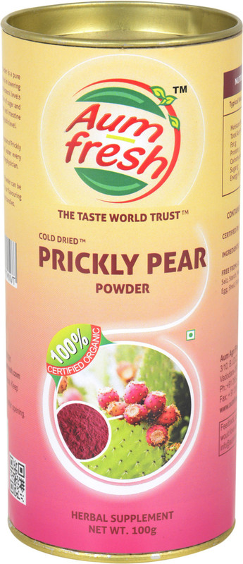 Aum Fresh Prickly pear powder - 100% Pure & Natural(100 g) Aum Fresh Prickly pear powder - 100% Pure & Natural(100 g)