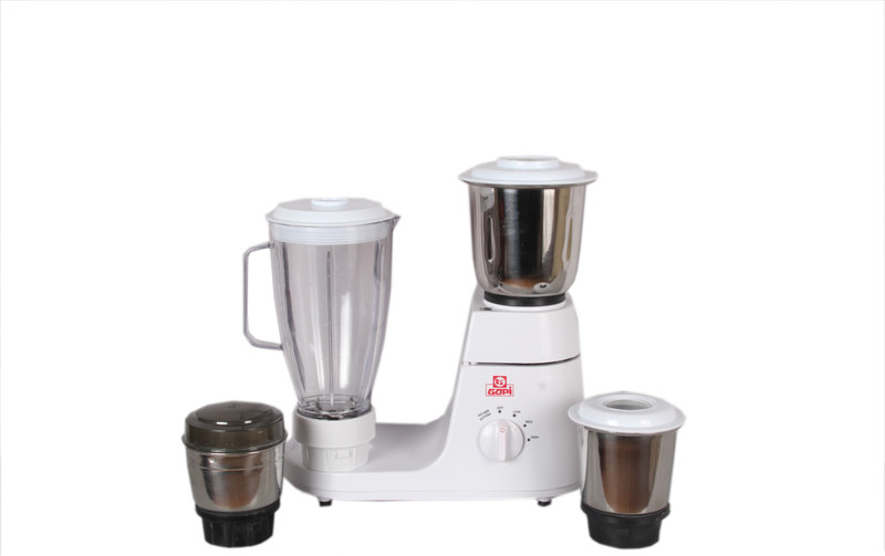 Gopi 4 Jar Super J-4 Mixer Grinder 550 Mixer Grinder(White, 4 Jars)