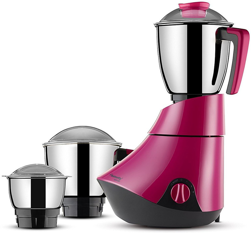 Butterfly Splendid 750-Watt Mixer Grinder with 3 Jars Splendid Mixer Grinder with 3 Jars 750 Watt Mixer Grinder(Pink, 3 Jars)