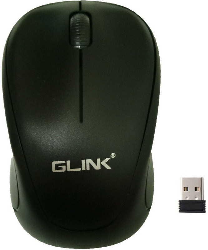 glink Amazing Wireless Comfort Mouse Wireless Optical Mouse(USB 2.0, Black)