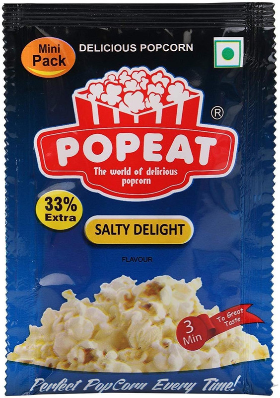 PopEat Salty Delight Salty Delight Popcorn(400 g, Pack of 10)