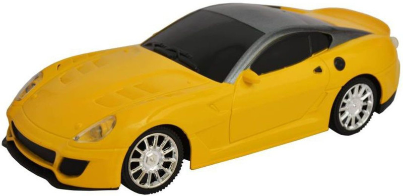 jojoss Famous Super Racing Car Toys with Battery Operated Remote Control for 3+ Kids(Yellow)