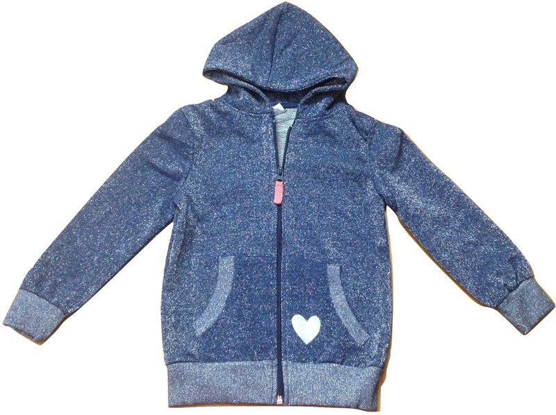 little lillies Full Sleeve Self Design Girls Sweatshirt