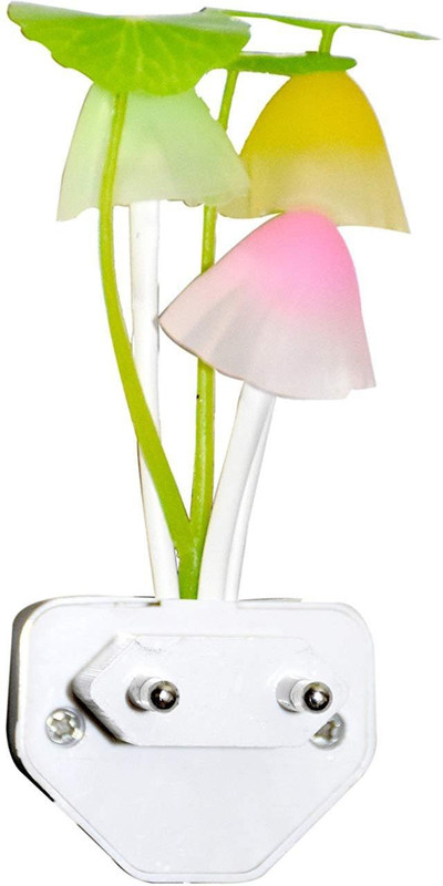 craftsworth Mushroom Lamp Automatic Sensor Light Multi Color Changing Best Night Avatar LED Bulbs Table Lamp(8, White)